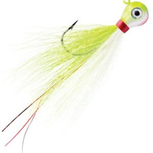 VMC Bucktail Jig - 1/4 oz. - Chartreuse White