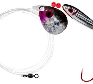 Quick Change Float'n Death Colorado Blade Minnow Rig - #2 Hook - Silver Minnow