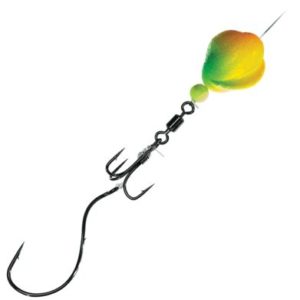 Walleye Nation Double Trouble Spin Float Rig - Firetiger