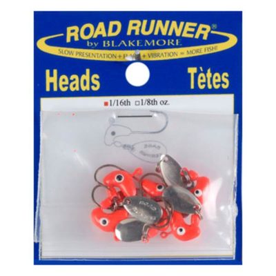 Road Runner by Blakemore Red Road Run Jig Heads