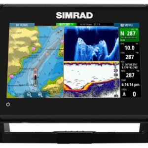 Simrad GO7 XSE Chartplotter/Multifunction Display with Insight Maps and Med/Hi/DownScan/TotalScan