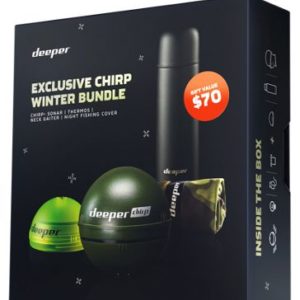Deeper Smart Sonar CHIRP Portable Fish Finder Bonus Bundle