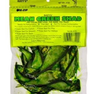 Rusty's Bait Mean Green Shad - 4 oz.