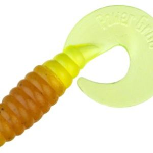 Berkley PowerBait Original Power Grub - 2'' - Natural Chartreuse
