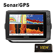 walleye sonar/gps button