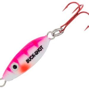 Northland UV Buck-Shot Rattle Spoon - 1/16 oz. - Pink Tiger