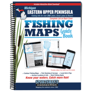 Sportsman's Connection Fishing Maps Guide Book - Easter Upper Peninsula - Michigan