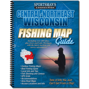 Sportsman's Connection Fishing Maps Guide Book - Central Northeast - Wisconsin
