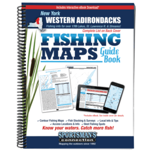 Sportsman's Connection Fishing Maps Guide Book - Western Adirondacks - New York