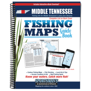Sportsman's Connection Fishing Maps Guide Book - Middle - Tennessee