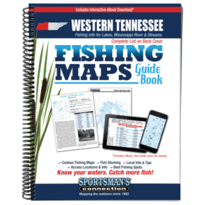 Sportsman's Connection Fishing Maps Guide Book - West - Tennessee