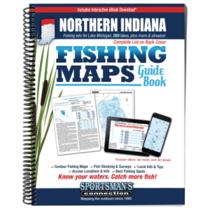 Sportsman's Connection Fishing Maps Guide Book - Northern - Indiana