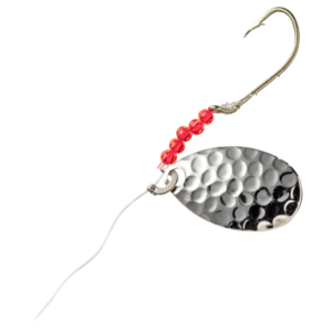 Little-Joe Red Devil Spinner - #4 - Hammered Nickel