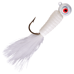Lindy Fuzz-E-Grub Jig - 1/8 oz. - White