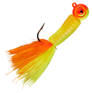 Lindy Fuzz-E-Grub Jig - 1/4 oz. - Citrus Chub