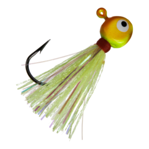 VMC Hot Skirt Glow Jig -1/32 oz. - Chartreuse Orange