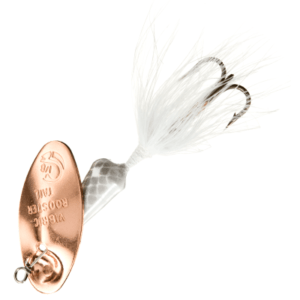 Worden's Vibric Rooster Tail Inline Spinner - 1/8 oz. - Copper White