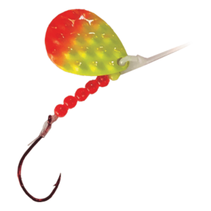 Quick Change Diamond Spinner Rig - #2 - Diamond Chartreuse/Orange