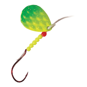 Quick Change Diamond Spinner Rig - #2 - Diamond Chartreuse/Green