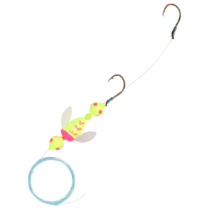 Yakima Bait Walleye Delight Spinner Harness - Glitter Chartreuse Pink Tiger
