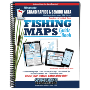Sportsman's Connection Fishing Maps Guide Book - Grand Rapids-Winni & Bemidji - Minnesota