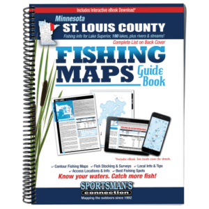 Sportsman's Connection Fishing Maps Guide Book - St. Louis County - Minnesota