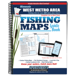 Sportsman's Connection Fishing Maps Guide Book - West Metro - Minnesota