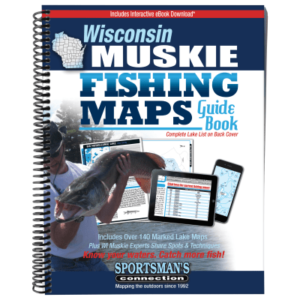 Sportsman's Connection Wisconsin Muskie Fishing Maps Guide Book