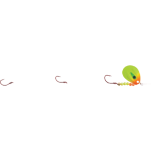 JB Lures #3-1/2 Ventilator Spinner Rig - Orange/Chartreuse
