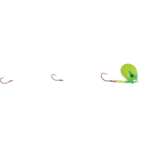 JB Lures #3-1/2 Ventilator Spinner Rig - Green/Chartreuse