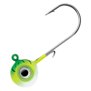 VMC Neon Moon Eye Jighead - 1/2 oz. - Green Fire UV
