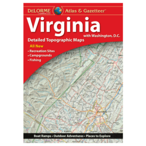 DeLorme Atlas & Gazetteer Detailed Topographic Maps Book - Virginia