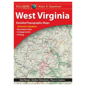 DeLorme Atlas & Gazetteer Detailed Topographic Maps Book - West Virginia