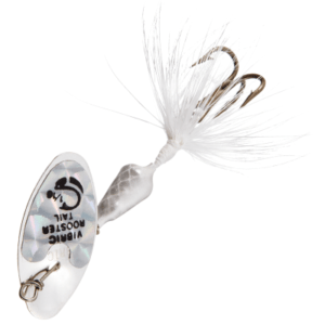 Worden's Vibric Rooster Tail Inline Spinner - 1/16 oz. - White Mylar