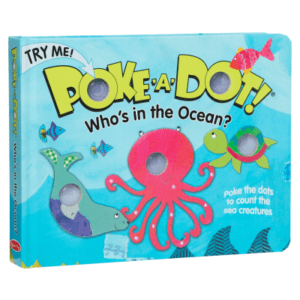Melissa & Doug Poke-A-Dot Who's in the Ocean Interactive Board Book for Kids