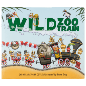 Wild Zoo Train Book for Kids by Carmela Coyle