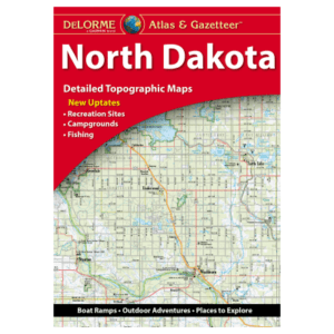 DeLorme Atlas & Gazetteer Detailed Topographic Maps Book - North Dakota