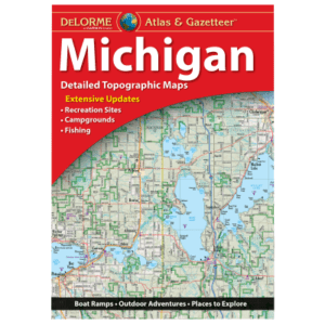 DeLorme Atlas & Gazetteer Detailed Topographic Maps Book - Michigan