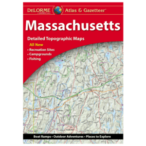 DeLorme Atlas & Gazetteer Detailed Topographic Maps Book - Massachusetts