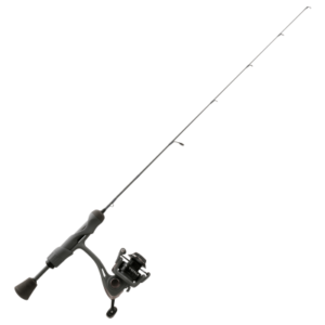 13 Fishing Wicked Stealth Edition Spinning Ice Combo - STEALTHW-30UL