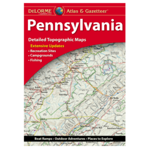 DeLorme Atlas & Gazetteer Detailed Topographic Maps Book - Pennsylvania
