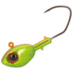 Cabela's Metallic Walleye Jighead - 1 oz. - Metallic Antifreeze/Orange