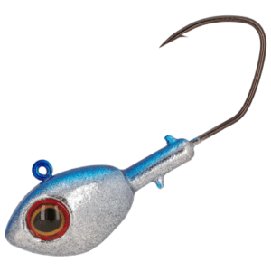 Cabela's Metallic Walleye Jighead - 1 oz. - Metallic Silver/Blue