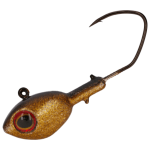 Cabela's Metallic Walleye Jighead - 1 oz. - Metallic Gold/Black