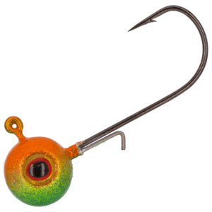 Cabela's Metallic Livin' Eye Jighead - 1/4 oz. - Metallic Antifreeze/Orange
