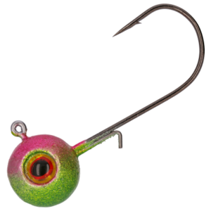 Cabela's Metallic Livin' Eye Jighead - 3/8 oz. - Metallic Pink/Antifreeze