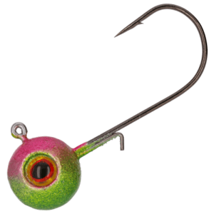 Cabela's Metallic Livin' Eye Jighead - 3/4 oz. - Metallic Pink/Antifreeze