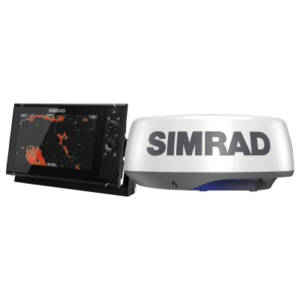 Simrad NSS evo3S Fish Finder/Chartplotter with C-MAP US Enhanced Charts and HALO20+ Radar - 9"
