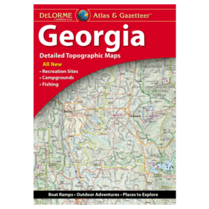 DeLorme Atlas & Gazetteer Detailed Topographic Maps Book - Georgia