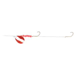 Cabela's Holographic Walleye Spinner - 60'' - Red/White